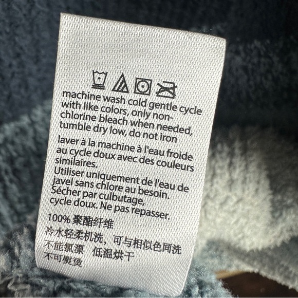 Barefoot Dreams Blue Stripe Cardigan Size Small Style BDWCC20501 Cozy Chic - Picture 5 of 6